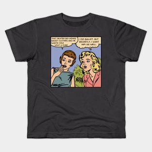 Comic Women Talk About Skater Boi Kids T-Shirt